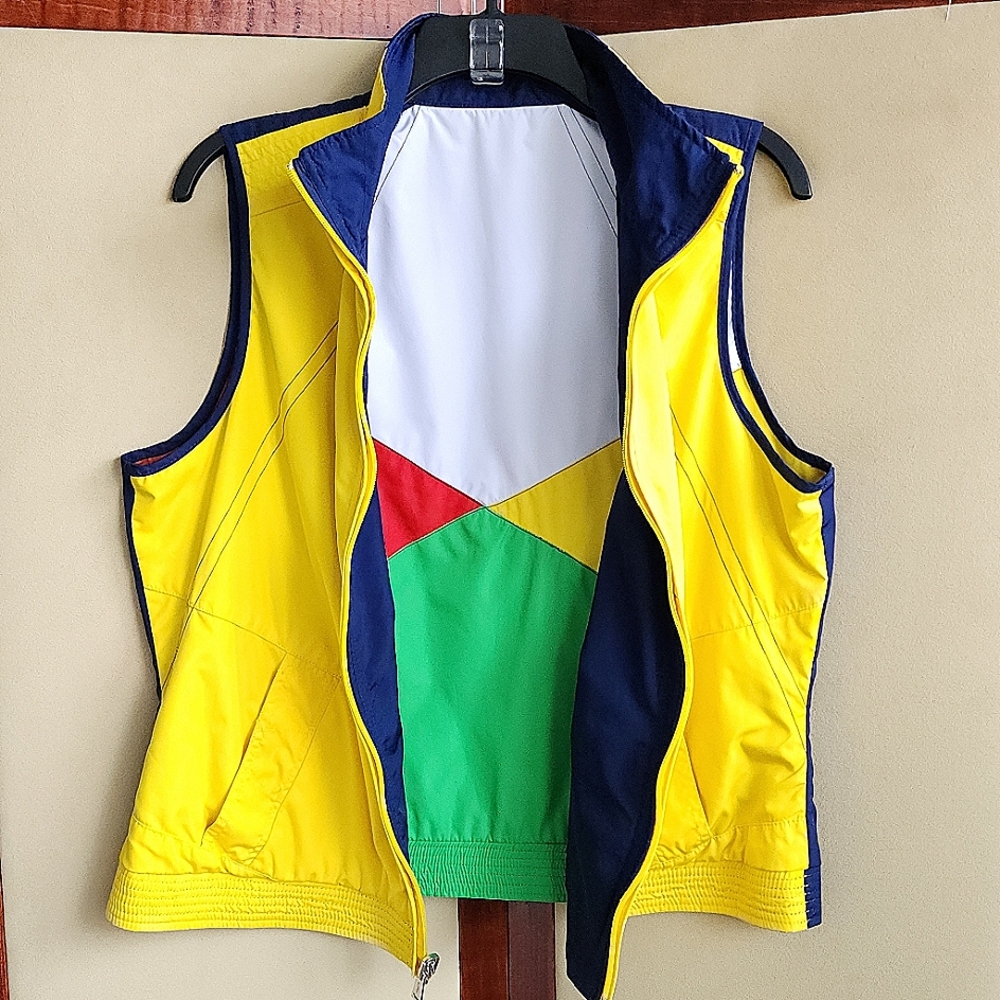 LRL Color Block Reversible Vest L